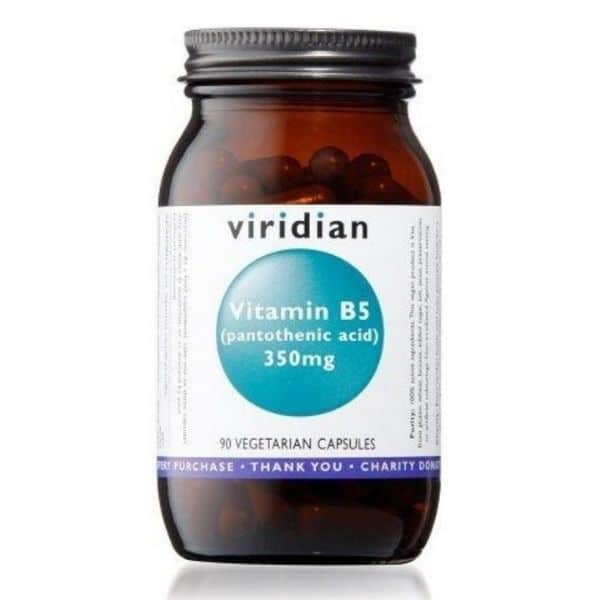 B5-vitamiini 350mg 90 kaps - Viridian
