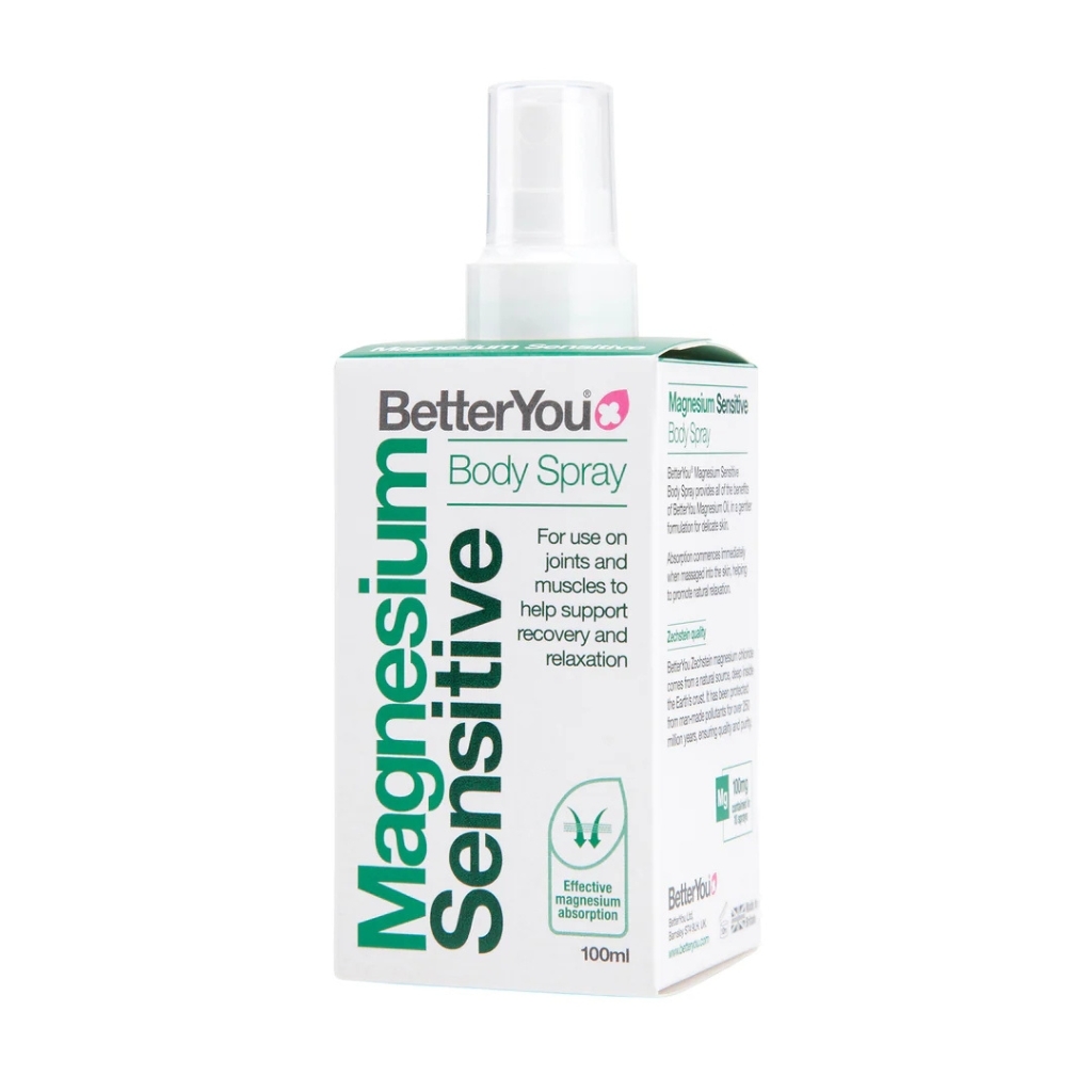 Magnesium Oil herkän ihon suihke 100ml - BetterYou Magnesium Oil herkän ihon suihke 100ml - BetterYou