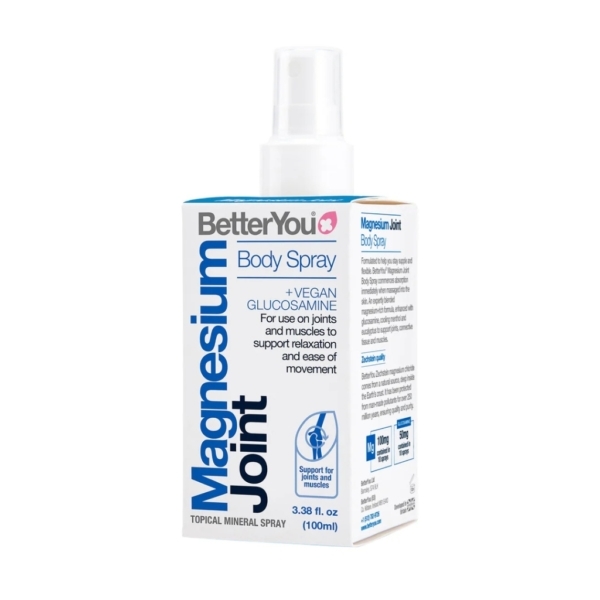 Magnesium Oil kipu, nivel suihke 100ml - BetterYou