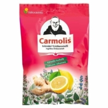 Carmolis Inkiväärikaramelli 72 g - Bertil`s Health