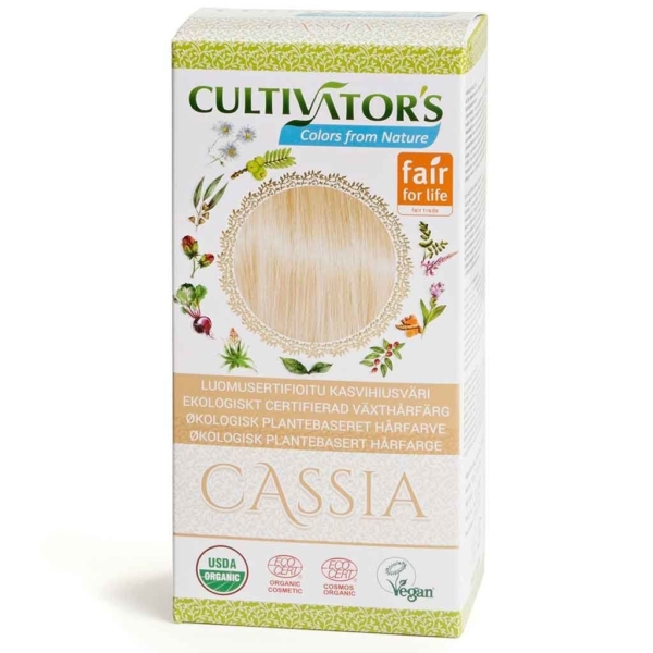 Kasvihiusväri Cassia/Henna Neutral 100g - Cultivators