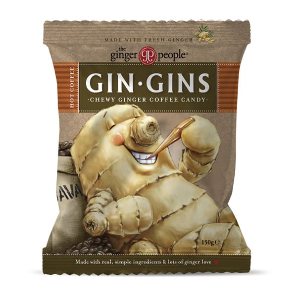 Gin Gins Hot Coffee Chewy Candy 150g
