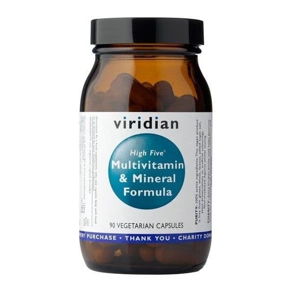 Viridian High Five Multivitamin & Mineral Formula 90 kaps