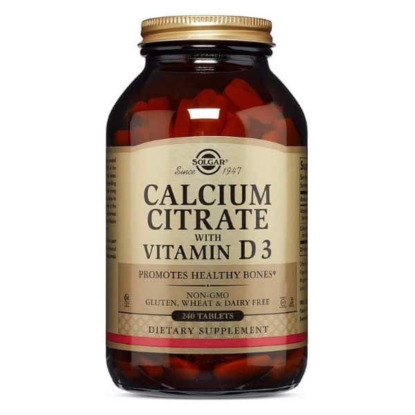 Solgar Calcium citrate + D3 240 tablettia