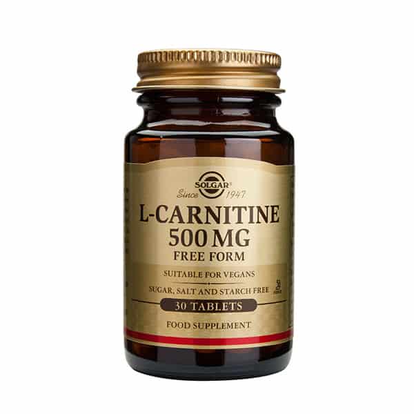 L-Carnitine 500 mg 30 tabl - Solgar