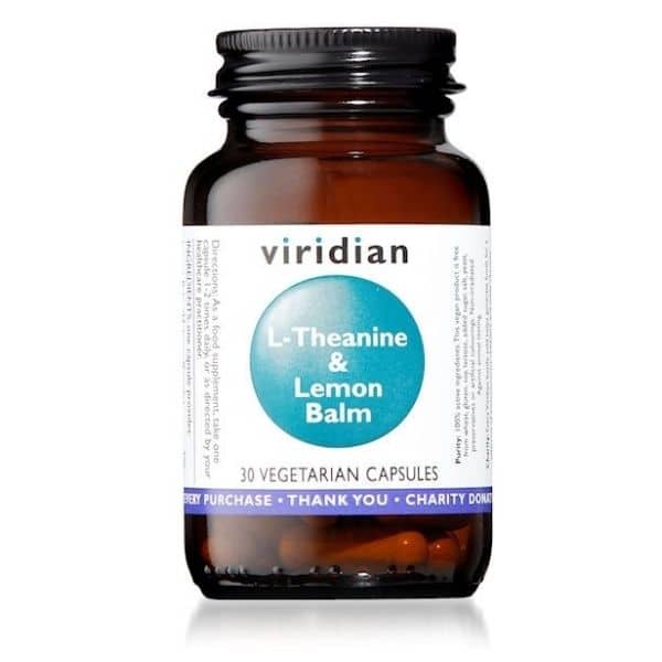 Viridian L-teaniini + sitruunamelissa 30 kaps.