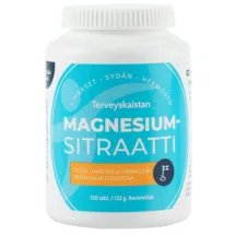 Magnesiumsitraatti 375mg 120 tabl – Terveyskaista