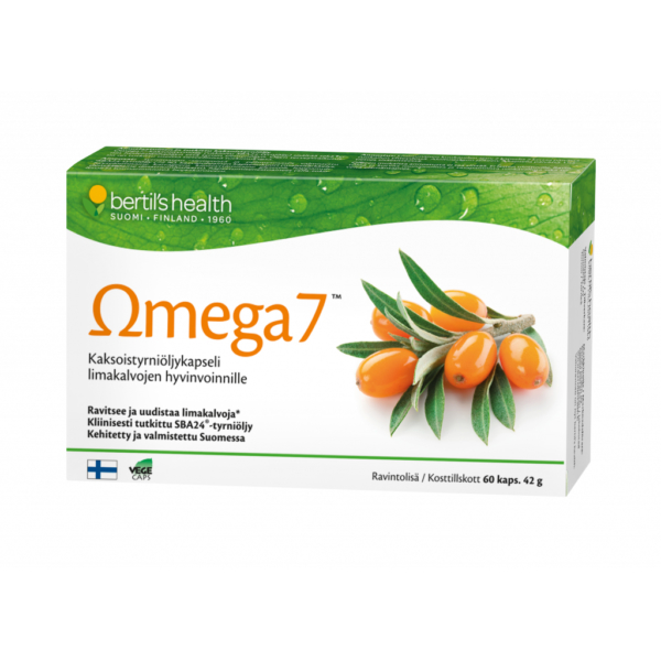 Omega 7 tyrniöljykapseli bertils health