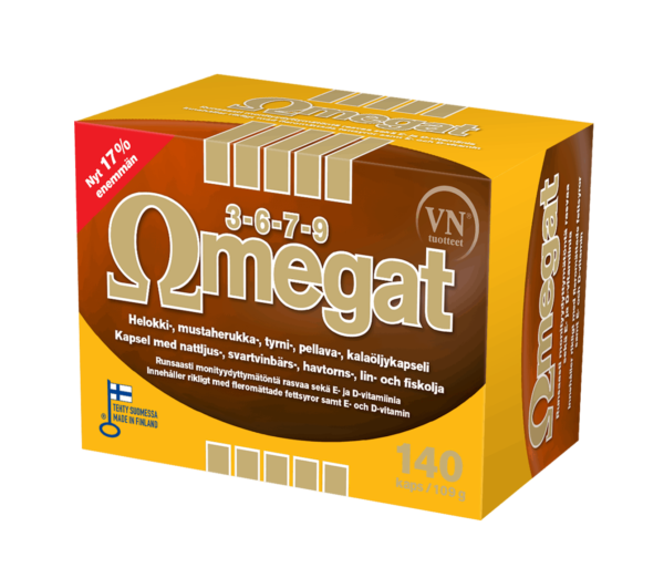 Omegat 3-6-7-9 140 + 60 kaps - Via naturale