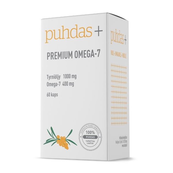 Premium Omega-7 60 kaps - Puhdas+