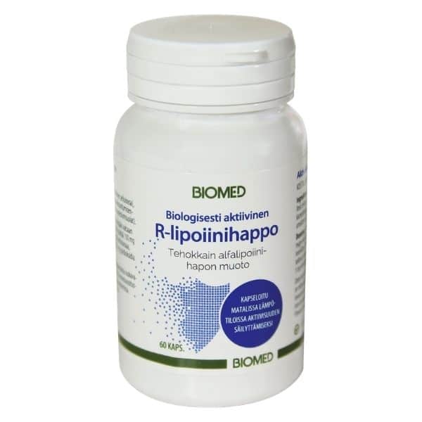 Biomed Aktiivinen R-lipoiinihappo 60 kaps