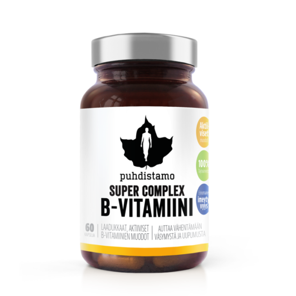 Super Complex B-vitamiini 60kaps – Puhdistamo