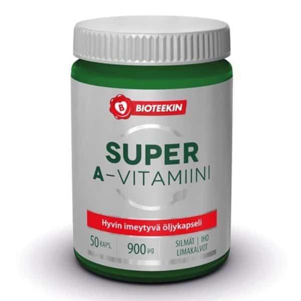 Super A-vitamiini 50 kaps Bioteekki