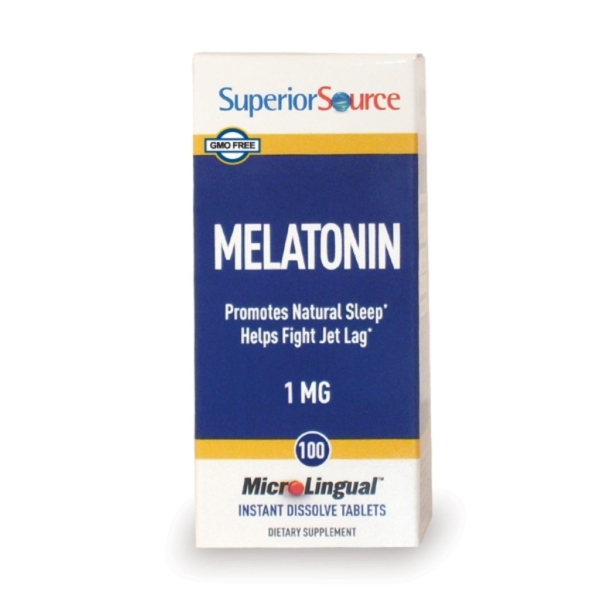 Superior Source Melatonin 1mg with chamomile 100 tabl
