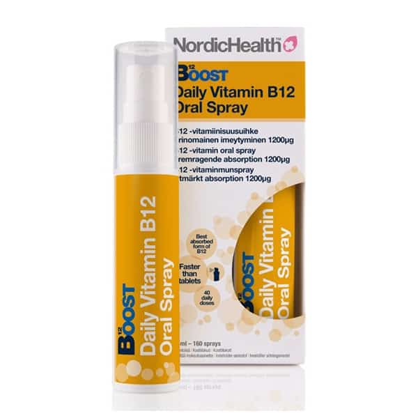 Boost B12 vitamiinisuihke 25 ml - Nordic Health
