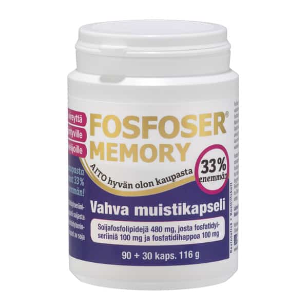 Fosfoser Memory 90+30 kaps - Hankintatukku