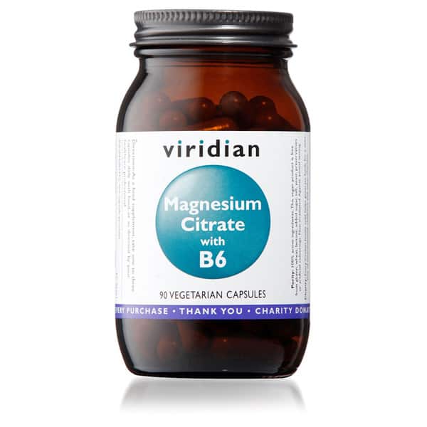 Viridian Magnesiumsitraatti + B6 90 kaps