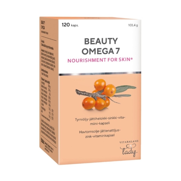 Beauty Omega 7 120 kaps - Vitabalans