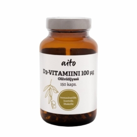 Aito D3-vitamiini 100 ug 150 kaps