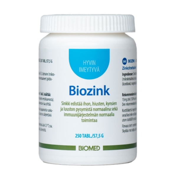 Biomed Biozink 250 tabl