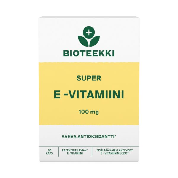 Super E- vitamiini 60 kaps - Bioteekki
