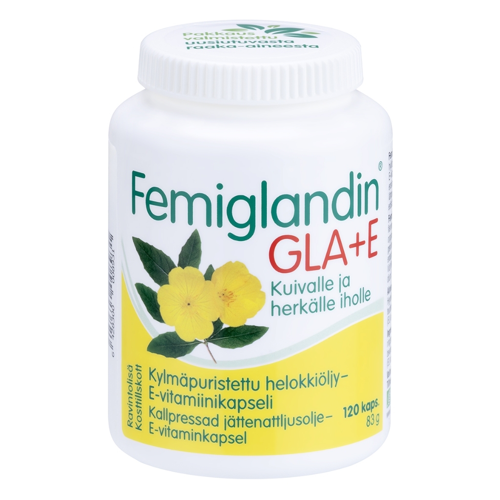 Femiglandin GLA+E 120 kaps - Hankintatukku Femiglandin GLA+E 120 kaps - Hankintatukku