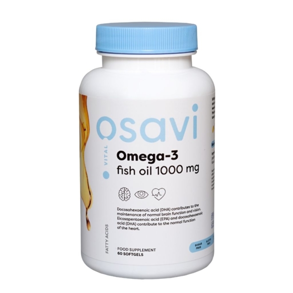 Omega-3 kalaöljy 1000 mg 60 kaps - Osavi