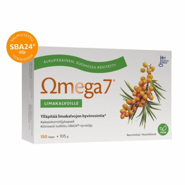 Omega7 SB24 Kaksoistyrniöljy 150 kaps - Aromtech