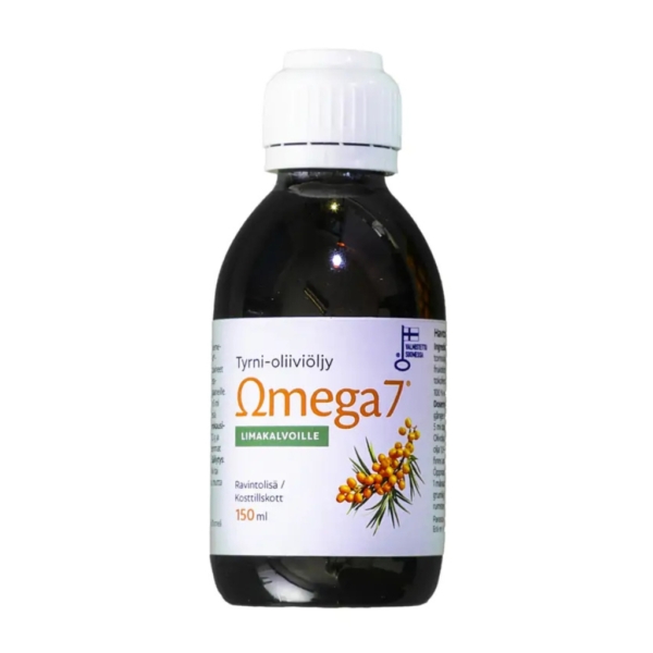 Omega7 Tyrni-oliiviöljy 150 ml - Aromtech