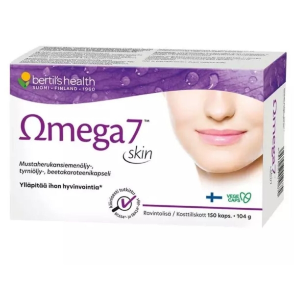 Omega7 Skin 150 kaps - Bertil's Health