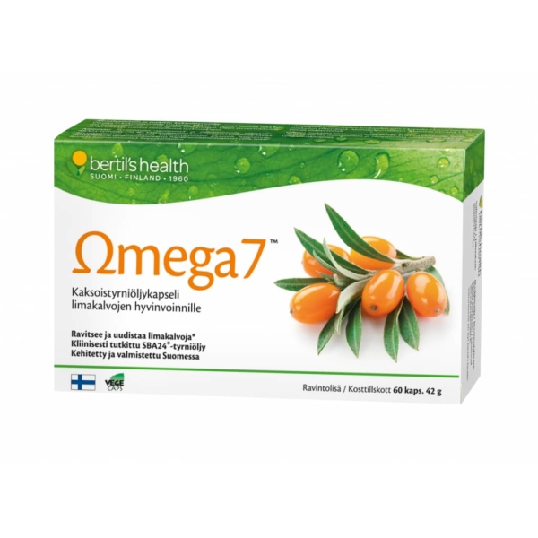 Omega7 Tyrniöljykapseli 150 kaps - Bertil`s Health