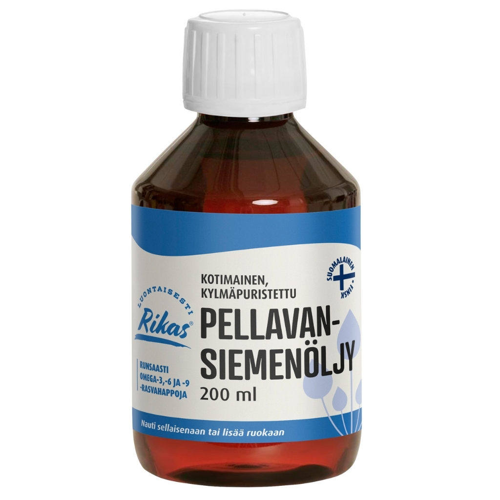Rikas Pellavansiemenöljy 200 ml Rikas Pellavansiemenöljy 200 ml