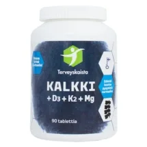 Kalkki + D3 + K2 + Mg 90 tabl - Terveyskaista