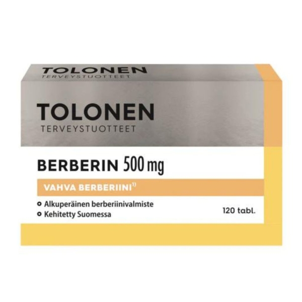 Tolonen Berberin 500 mg 120 tabl - Midsona