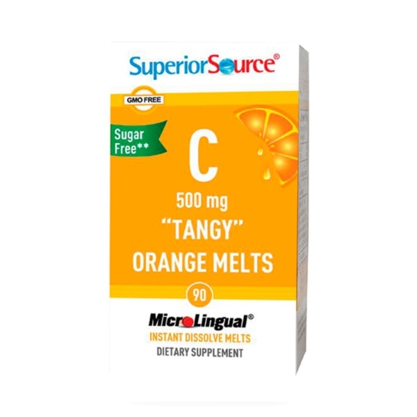 Superior Source Vitamin C "Tangy" Orange Melts 90 tabl