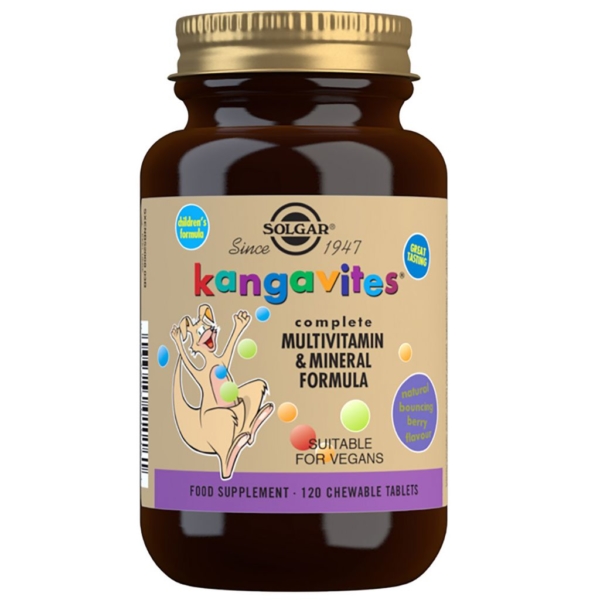 Kangavites Bouncing berry 120 chewable tablets - Solgar