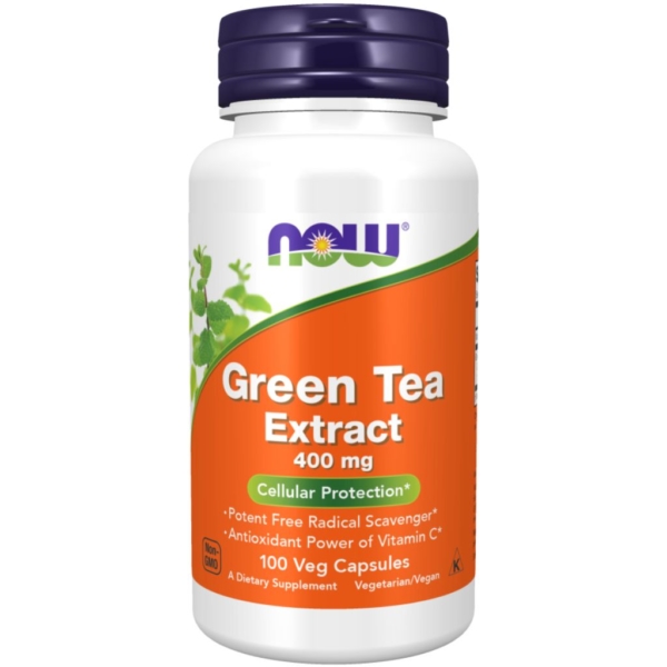 Green Tea Extract 400mg 100 kaps - Now Foods