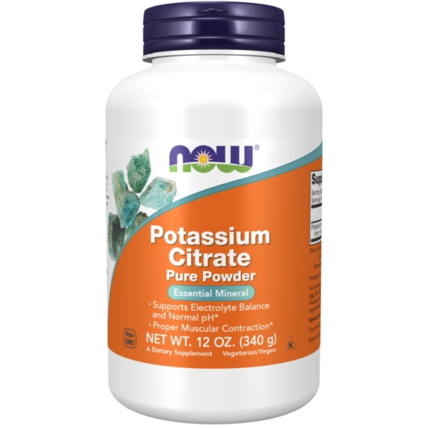 Potassium Citrate Pure Powder 340g - Now Foods