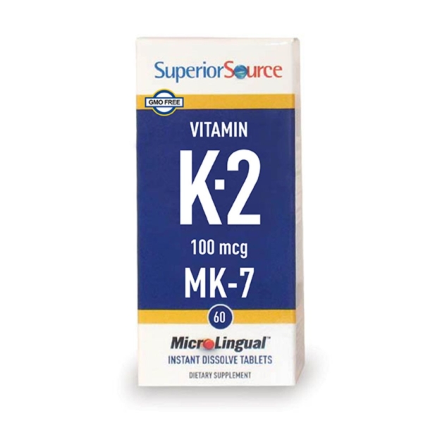 Superior Source K2 MK-7 100 mcg 60 tabl