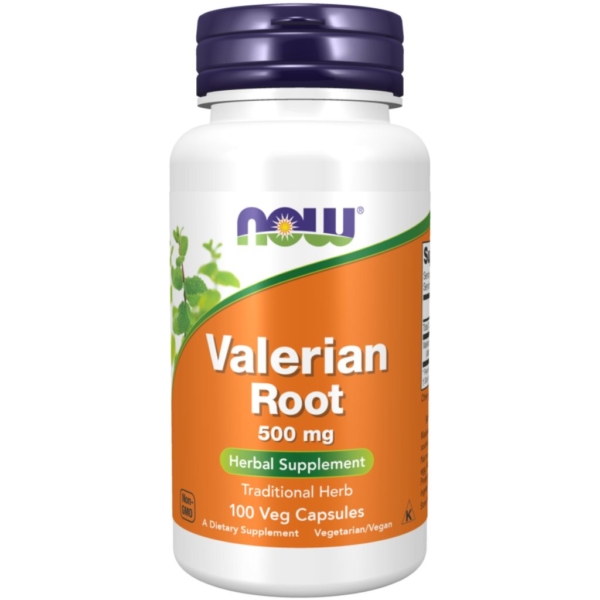 Valerian Root 500mg 100 kaps - Now Foods