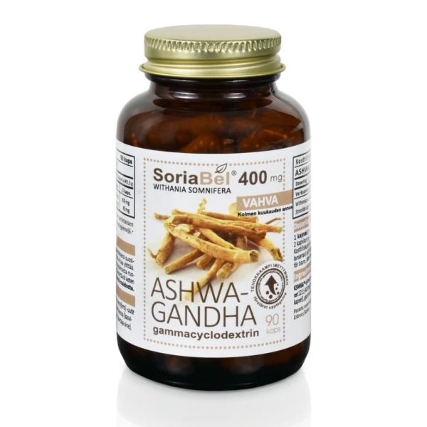 Ashwagandha KSM-66 400mg + gammacyclodextrin 90 kaps - Aboa Medica