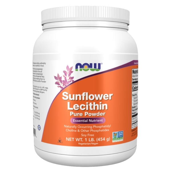 Sunflower lecithin powder 454g - Now Foods