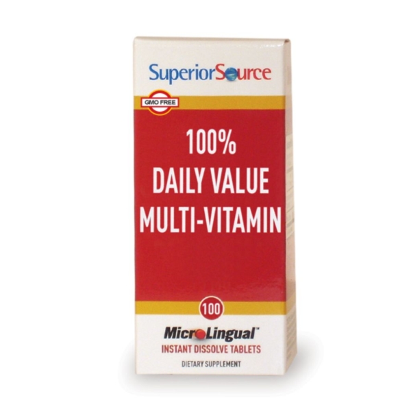 Superior Source 100% Daily value multi-vitamin 100 tabl