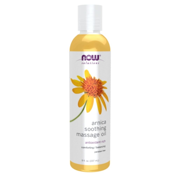 Arnica soothing massage oil 237ml - Now Foods
