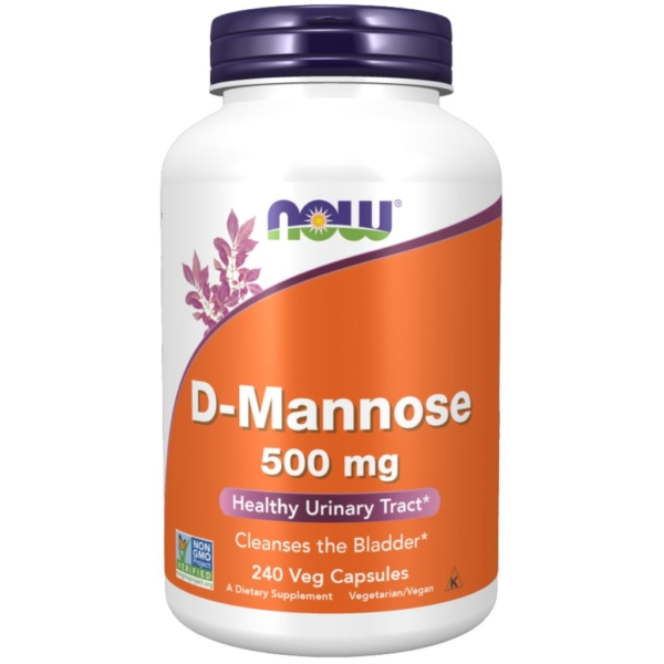 D-Mannose 500 mg 240 kaps - Now Foods