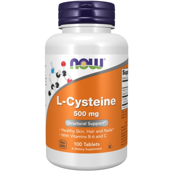 L-Cysteine 500 mg 100 tabl - Now Foods