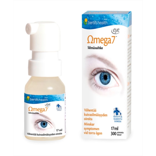 Omega7 Silmäsuihke 17 ml - Bertil´s Health