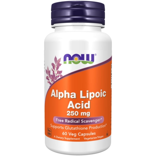 Alpha Lipoic Acid 250mg 60 kaps - Now Foods