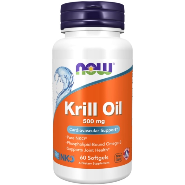 Krill Oil 500 mg 60 kaps - Now Foods