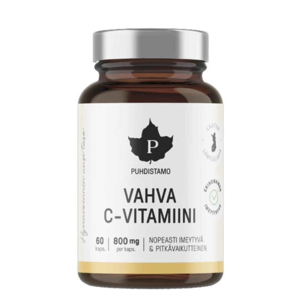Puhdistamo Vahva C-vitamiini 800 mg 60 kaps